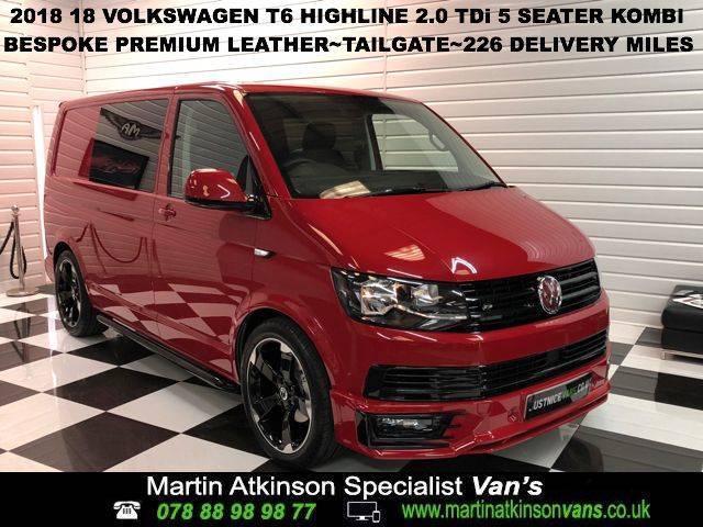 2018 Volkswagen Transporter 2.0TDi SWB Highline R Edition 5 seat Kombi