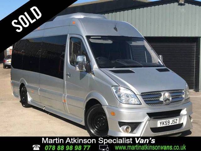 Mercedes-Benz Sprinter 2.2CDi LWB 9 Seat Luxury Minibus Minibus Diesel Silver