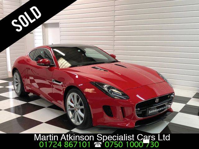 Jaguar F-Type 3.0 F-TYPE S V6 AUTO Coupe Petrol Salsa Red