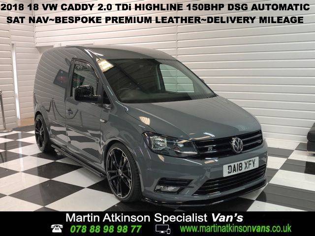 2018 Volkswagen Caddy 2.0 150BHP DSG AUTO ~ PREMIUM LEATHER ~ R STYLING ~ SAT NAV ~