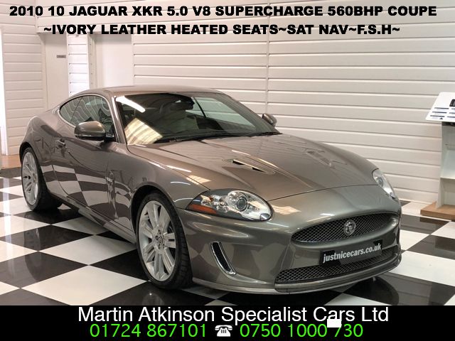 Jaguar XK 5.0 Supercharged V8 R 2dr Auto Coupe Petrol Vapour Grey