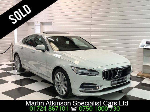 Volvo S90 2.0 D4 Inscription 4dr Geartronic~£3,400 of Options~ Saloon Diesel Ice White