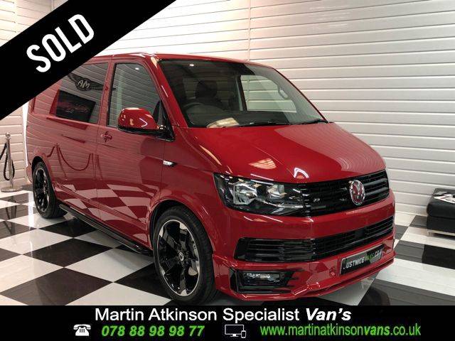 Volkswagen Transporter 2.0TDi SWB Highline R Edition 5 seat Kombi Combi Van Diesel Cherry Red