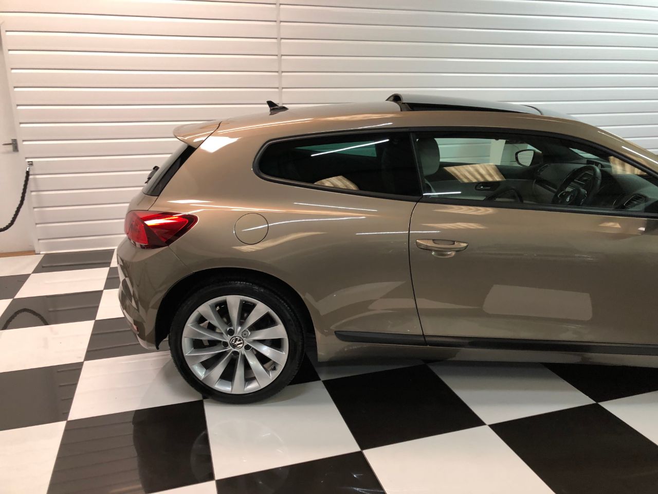 Volkswagen Scirocco 2.0 TDi BlueMotion Tech GT 150 3dr PAN ROOF~BIG SPEC~ Coupe Diesel Aztec Gold Metallic Special Order Colour