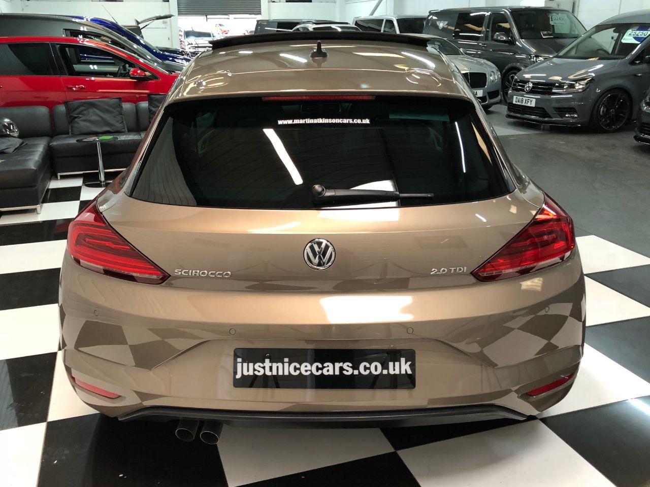 Volkswagen Scirocco 2.0 TDi BlueMotion Tech GT 150 3dr PAN ROOF~BIG SPEC~ Coupe Diesel Aztec Gold Metallic Special Order Colour