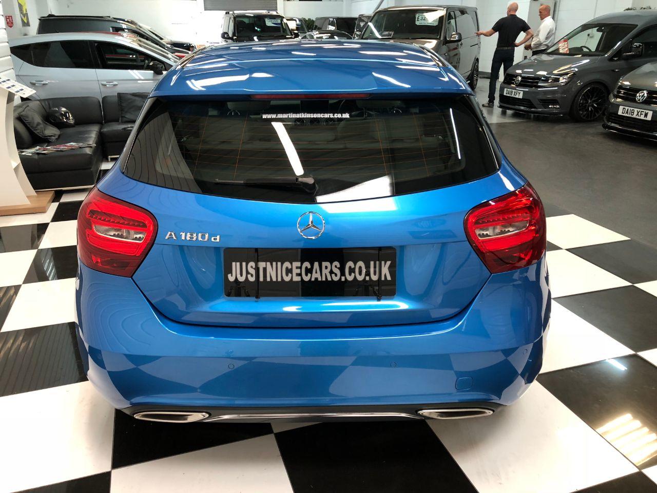Mercedes-Benz A Class 1.5 A180d Sport Executive 5dr Automatic Hatchback Diesel South Seas Blue