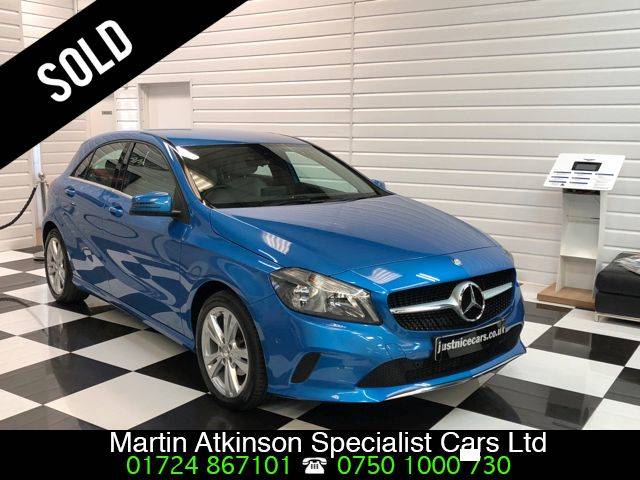 Mercedes-Benz A Class 1.5 A180d Sport Executive 5dr Automatic Hatchback Diesel South Seas Blue