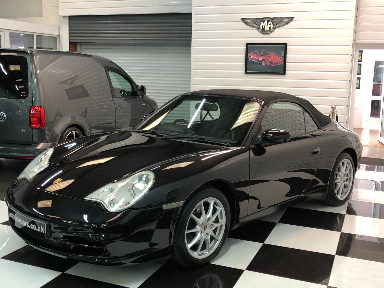 Porsche 911 Carrera 320BHP 3.6 Manual Convertible Petrol Black