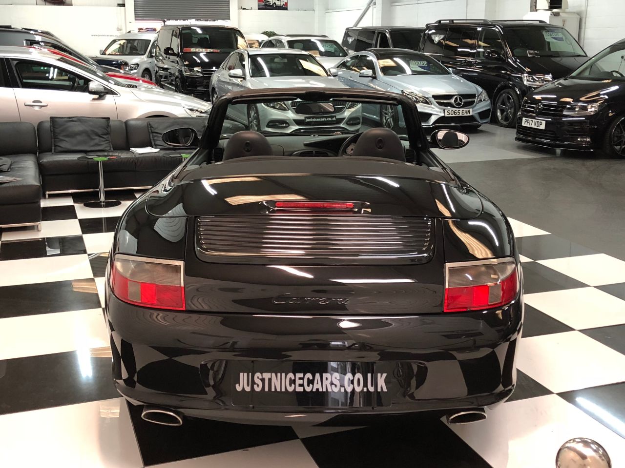 Porsche 911 Carrera 320BHP 3.6 Manual Convertible Petrol Black
