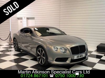 Bentley Continental GT 4.0 V8 S Mulliner Coupe 521BHP Coupe Petrol Extreme SilverBentley Continental GT 4.0 V8 S Mulliner Coupe 521BHP Coupe Petrol Extreme Silver at Martin Atkinson Cars Scunthorpe