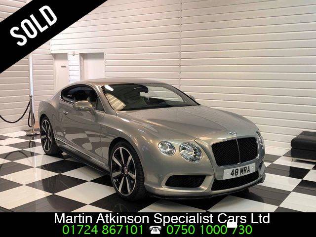 Bentley Continental GT 4.0 V8 S Mulliner Coupe 521BHP Coupe Petrol Extreme Silver