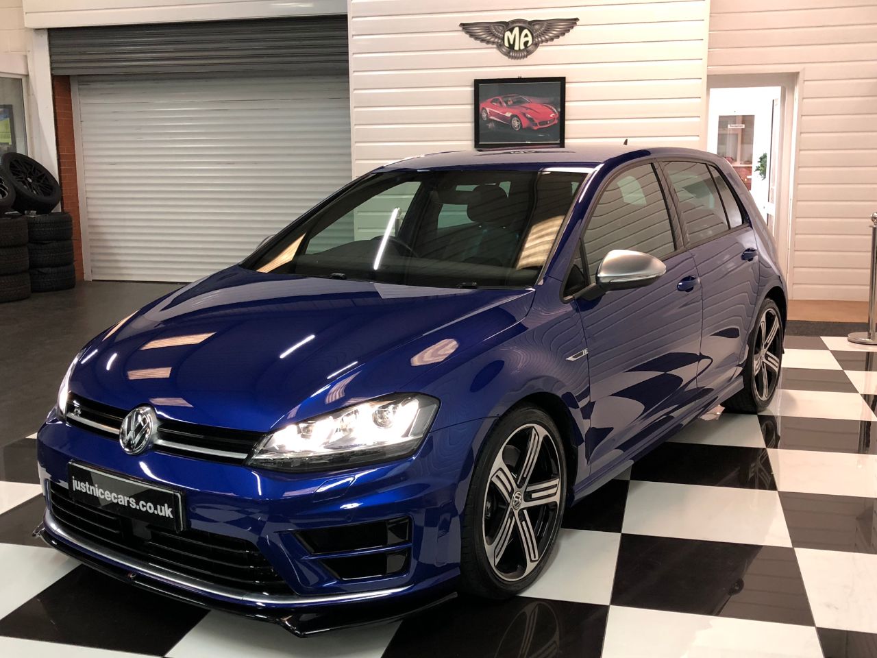 Volkswagen Golf 2.0 TSi R 5dr DSG Auto 300BHP Hatchback Petrol Lapiz Blue