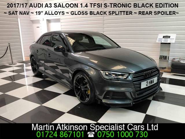 2017 Audi A3 1.4 TFSI Black Edition 4dr S Tronic