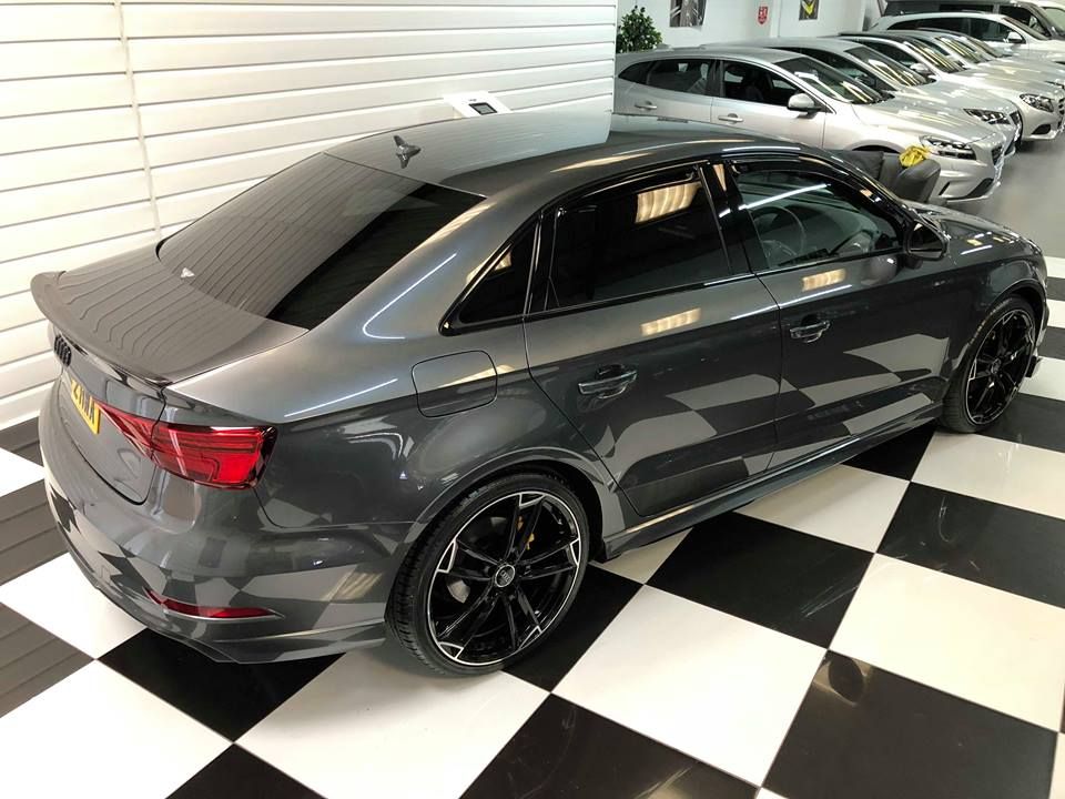 Audi A3 1.4 TFSI Black Edition 4dr S Tronic Saloon Petrol Daytona Grey