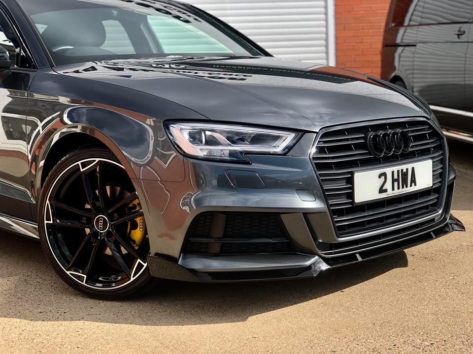 Audi A3 1.4 TFSI Black Edition 4dr S Tronic Saloon Petrol Daytona Grey