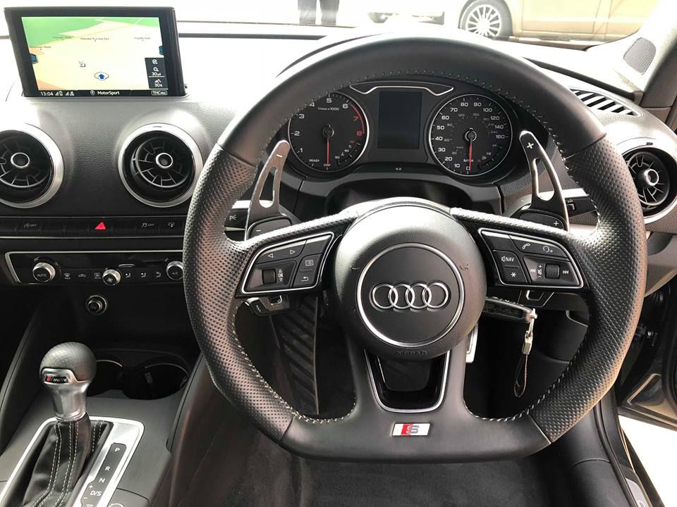 Audi A3 1.4 TFSI Black Edition 4dr S Tronic Saloon Petrol Daytona Grey