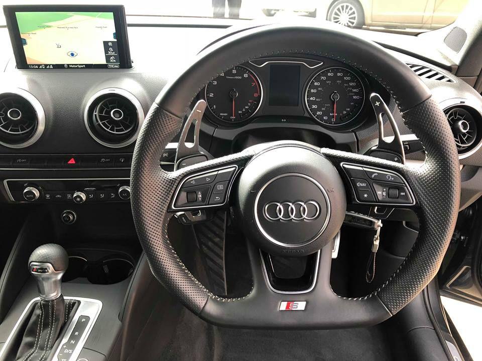 Audi A3 1.4 TFSI Black Edition 4dr S Tronic Saloon Petrol Daytona Grey