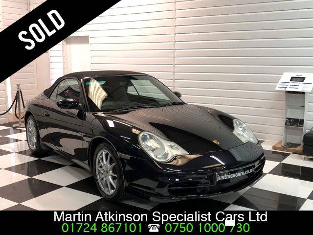 Porsche 911 Carrera 320BHP 3.6 Manual Convertible Petrol Black