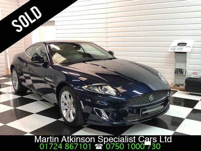 Jaguar XK 5.0 V8 2dr Auto Coupe Petrol Dark Sapphire Blue Metallic