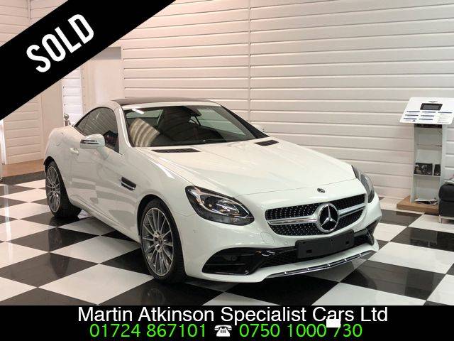 Mercedes-Benz SLC 2.0 SLC 200 AMG Line 2dr 9G-Tronic Convertible Petrol White