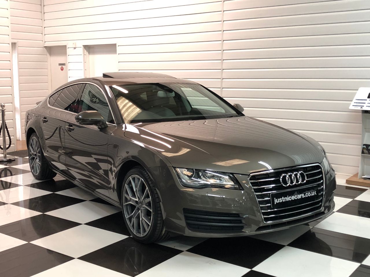 Audi A7 3.0 V6 TDI Quattro SE 245BHP 5dr S Tronic~Sunroof~ Hatchback Diesel Dakota Grey Brown