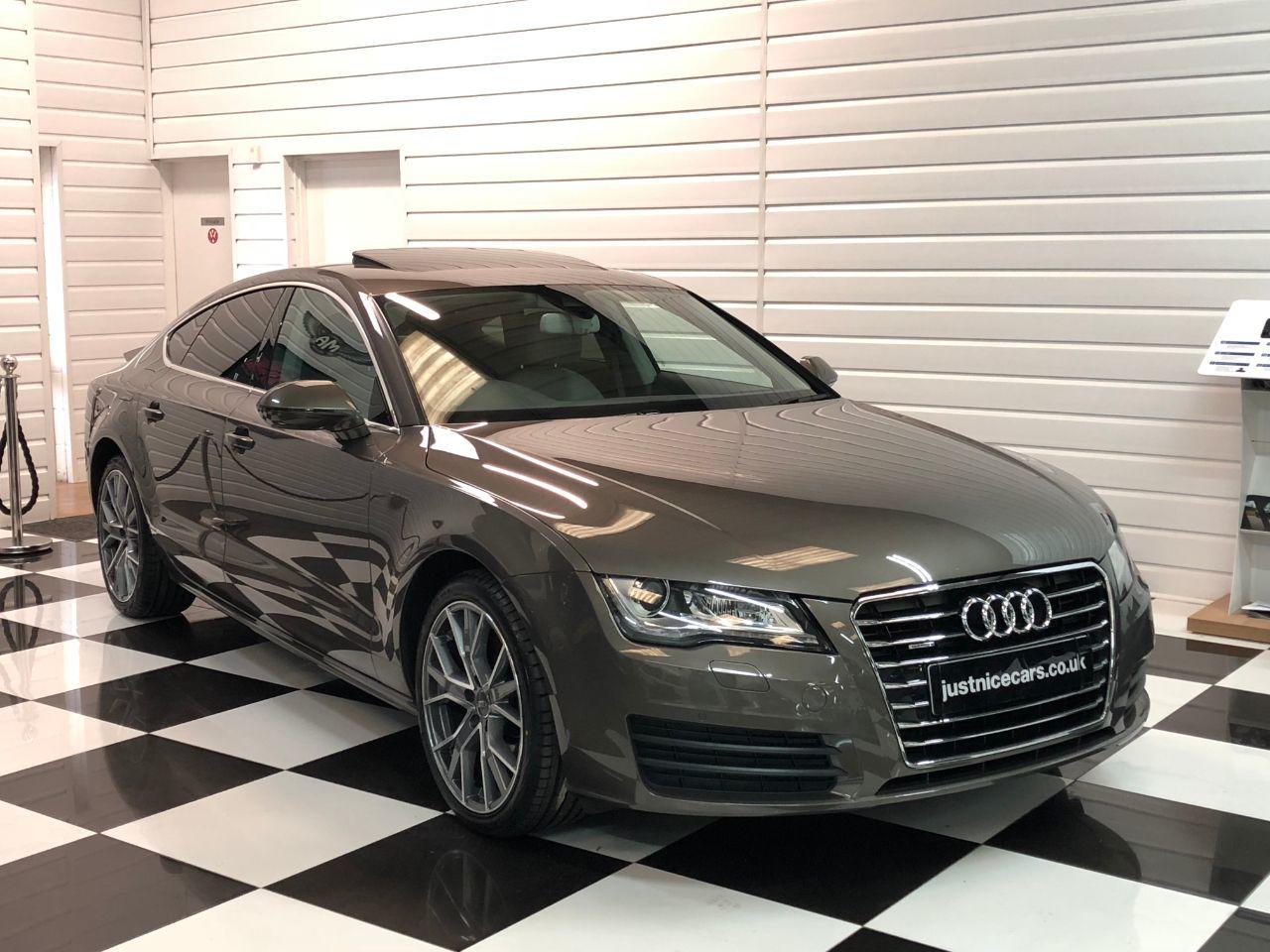 Audi A7 3.0 V6 TDI Quattro SE 245BHP 5dr S Tronic~Sunroof~ Hatchback Diesel Dakota Grey Brown