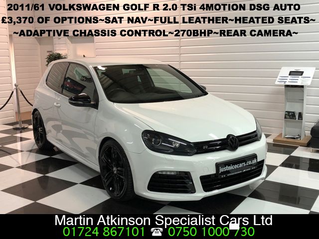 Volkswagen Golf 2.0 TSI R 4MOTION 3dr DSG Auto Hatchback Petrol Gloss Candy White