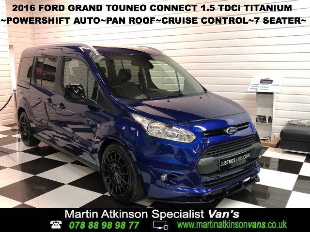 2016 Ford Tourneo Connect 1.5 TDCi 120 Titanium 5dr Powershift Automatic 7 Seater Pan Roof