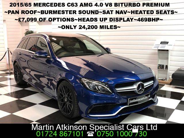 2015 Mercedes-Benz C Class C63 Premium 4.0 V8  5dr Auto