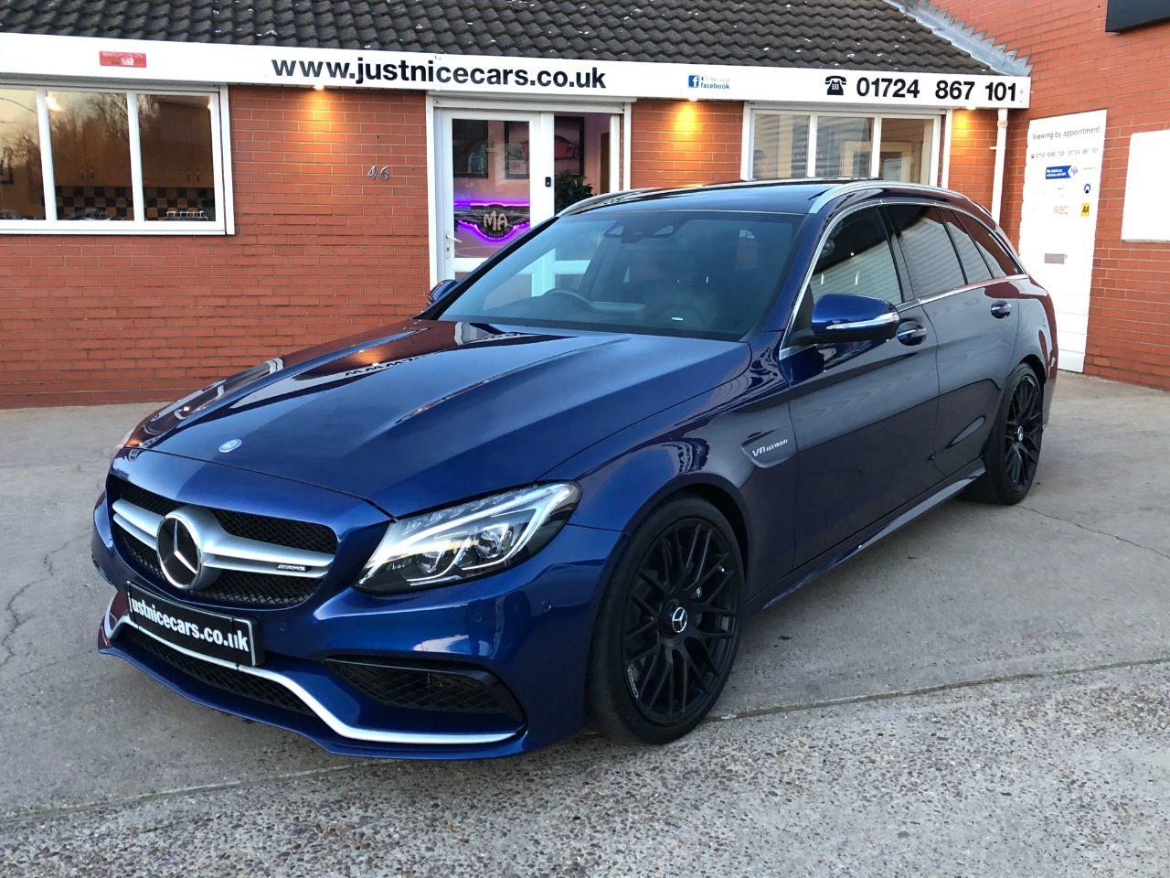 Mercedes-Benz C Class C63 Premium 4.0 V8 5dr Auto Estate Petrol Brillant Blue