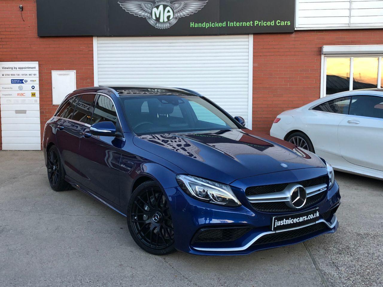 Mercedes-Benz C Class C63 Premium 4.0 V8 5dr Auto Estate Petrol Brillant Blue