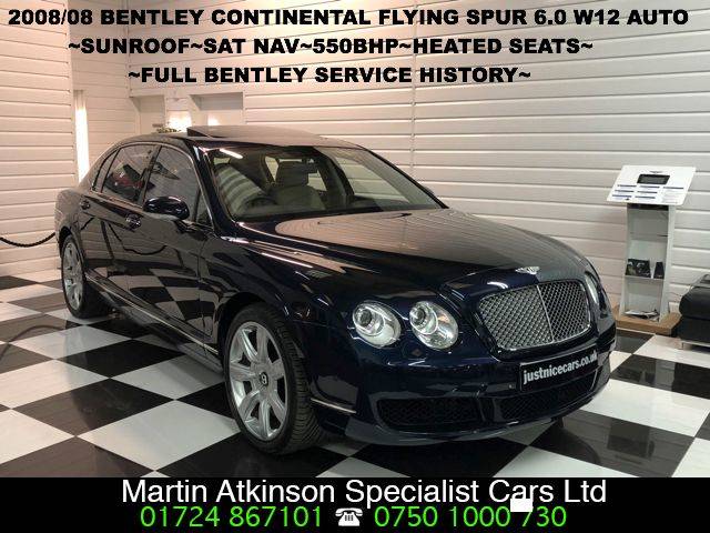 2008 Bentley Continental Flying Spur 6.0 W12 4dr Auto~Sunroof~