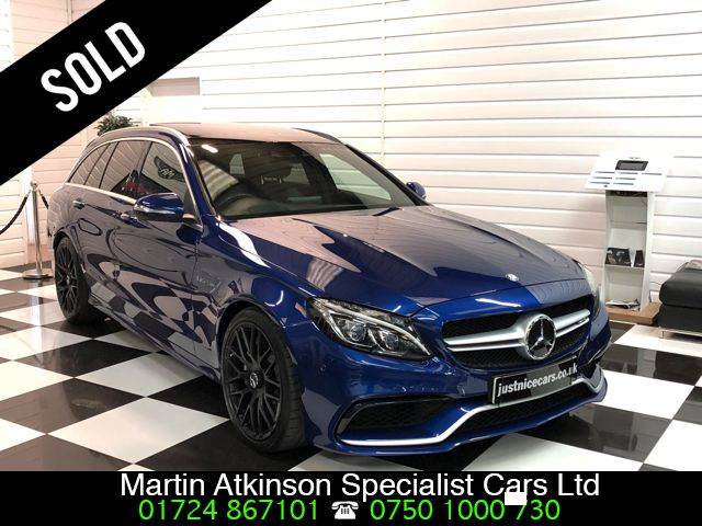 Mercedes-Benz C Class C63 Premium 4.0 V8  5dr Auto Estate Petrol Brillant Blue