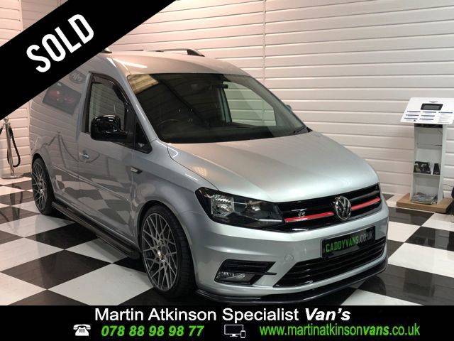 Volkswagen Caddy 2.0 TDI BlueMotion Tech 175BHP Highline Van DSG Panel Van Diesel Silver