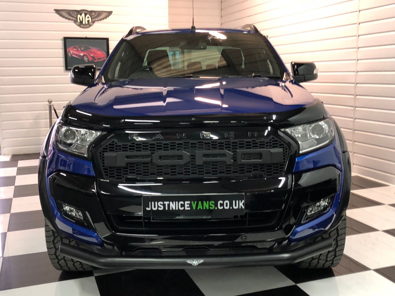 Ford Ranger Pick Up Double Cab Wildtrak X 3.2 TDCi 200BHP Auto Pick Up Diesel Performance Blue