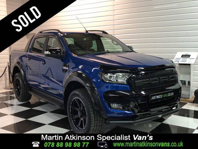 Ford Ranger Pick Up Double Cab Wildtrak X 3.2 TDCi 200BHP Auto Pick Up Diesel Performance Blue