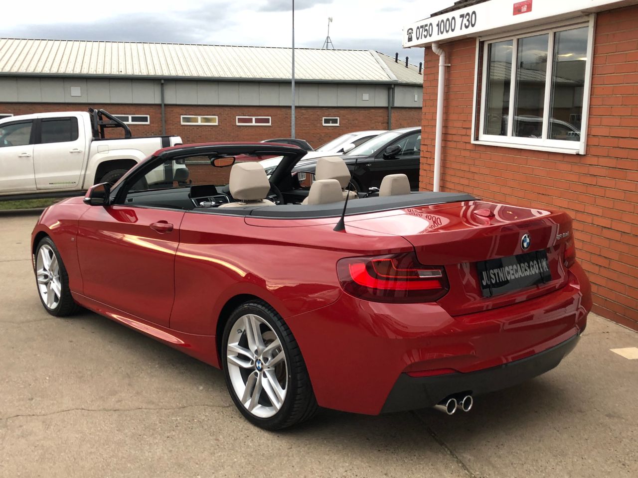 BMW 2 Series 2.0 220d M-Sport Convertible ~£3,775 Options~ Convertible Diesel Red