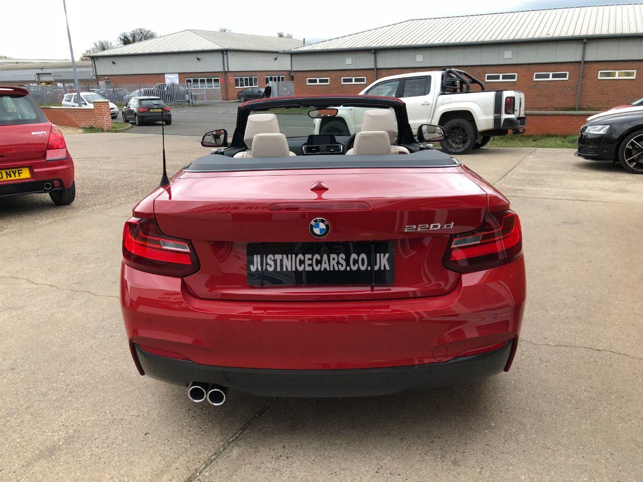 BMW 2 Series 2.0 220d M-Sport Convertible ~£3,775 Options~ Convertible Diesel Red