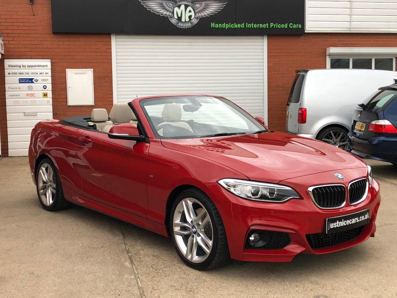 BMW 2 Series 2.0 220d M-Sport Convertible ~£3,775 Options~ Convertible Diesel Red