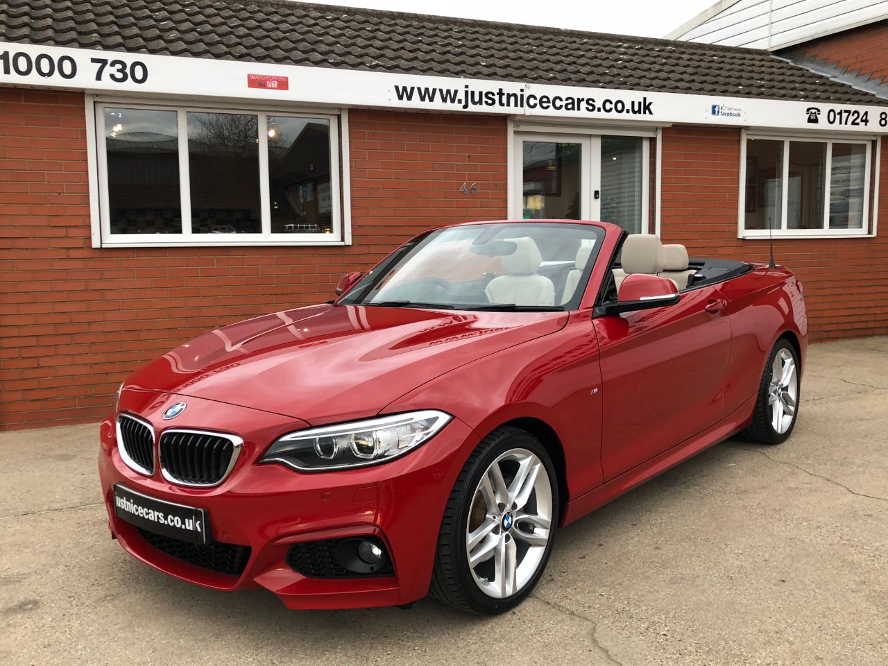 BMW 2 Series 2.0 220d M-Sport Convertible ~£3,775 Options~ Convertible Diesel Red