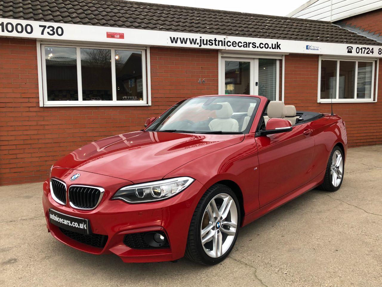 BMW 2 Series 2.0 220d M-Sport Convertible ~£3,775 Options~ Convertible Diesel Red