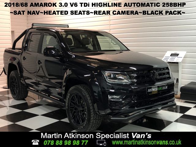 Volkswagen Amarok 'GTS PACK' Pick Up Highline 3.0 V6 TDI 258 BMT 4M Auto Pick Up Diesel Deep Black Pearl
