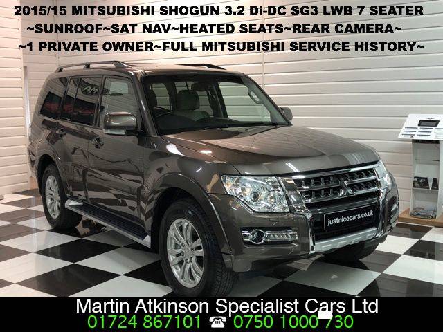 2015 Mitsubishi Shogun 3.2 DI-DC [197] SG3 5dr Auto