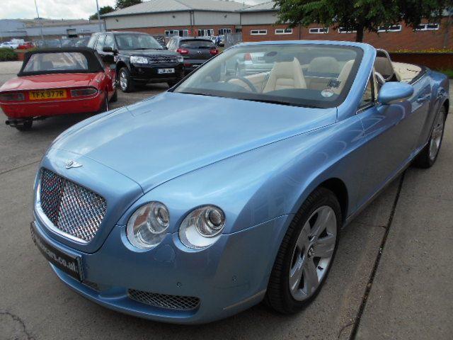 Bentley Continental GTC 6.0 W12 4dr Auto convertible Convertible Petrol Silverlake Blue