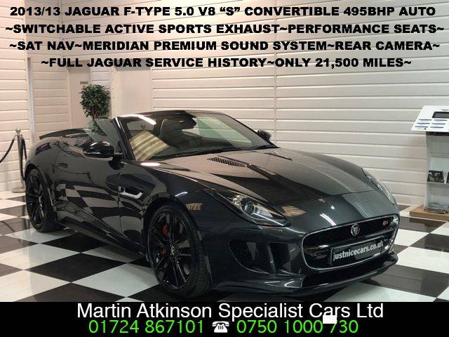 2013 Jaguar F-Type 5.0 V8 S Supercharged  2dr Auto 495BHP