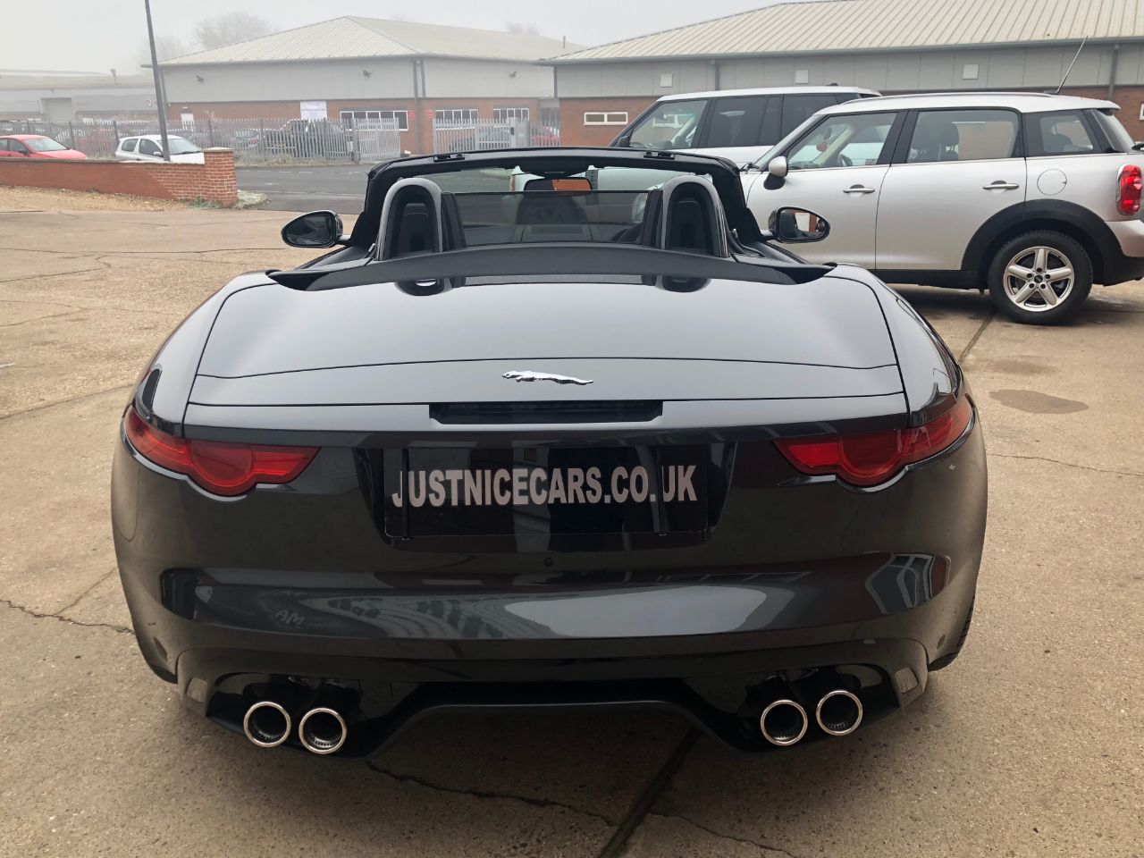 Jaguar F-type 5.0 V8 S Supercharged 2dr Auto 495BHP Convertible Petrol Stratus Grey