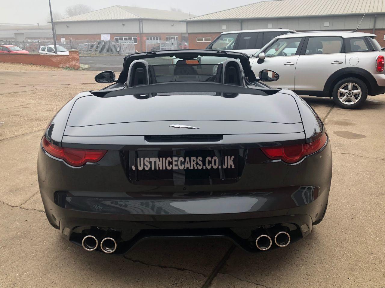 Jaguar F-type 5.0 V8 S Supercharged 2dr Auto 495BHP Convertible Petrol Stratus Grey