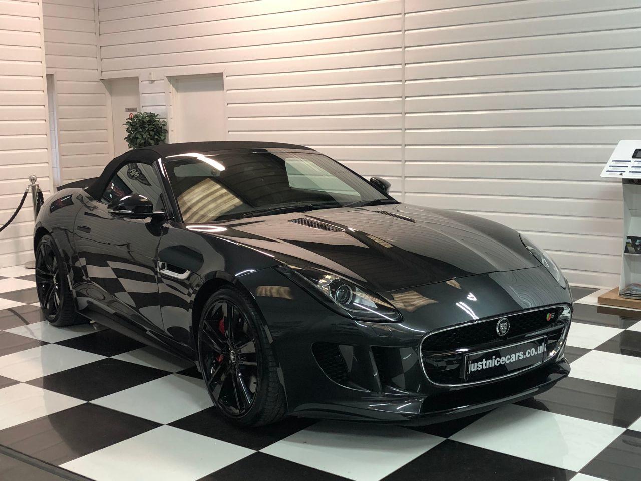 Jaguar F-type 5.0 V8 S Supercharged 2dr Auto 495BHP Convertible Petrol Stratus Grey