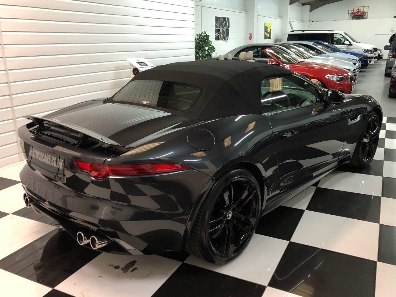 Jaguar F-type 5.0 V8 S Supercharged 2dr Auto 495BHP Convertible Petrol Stratus Grey