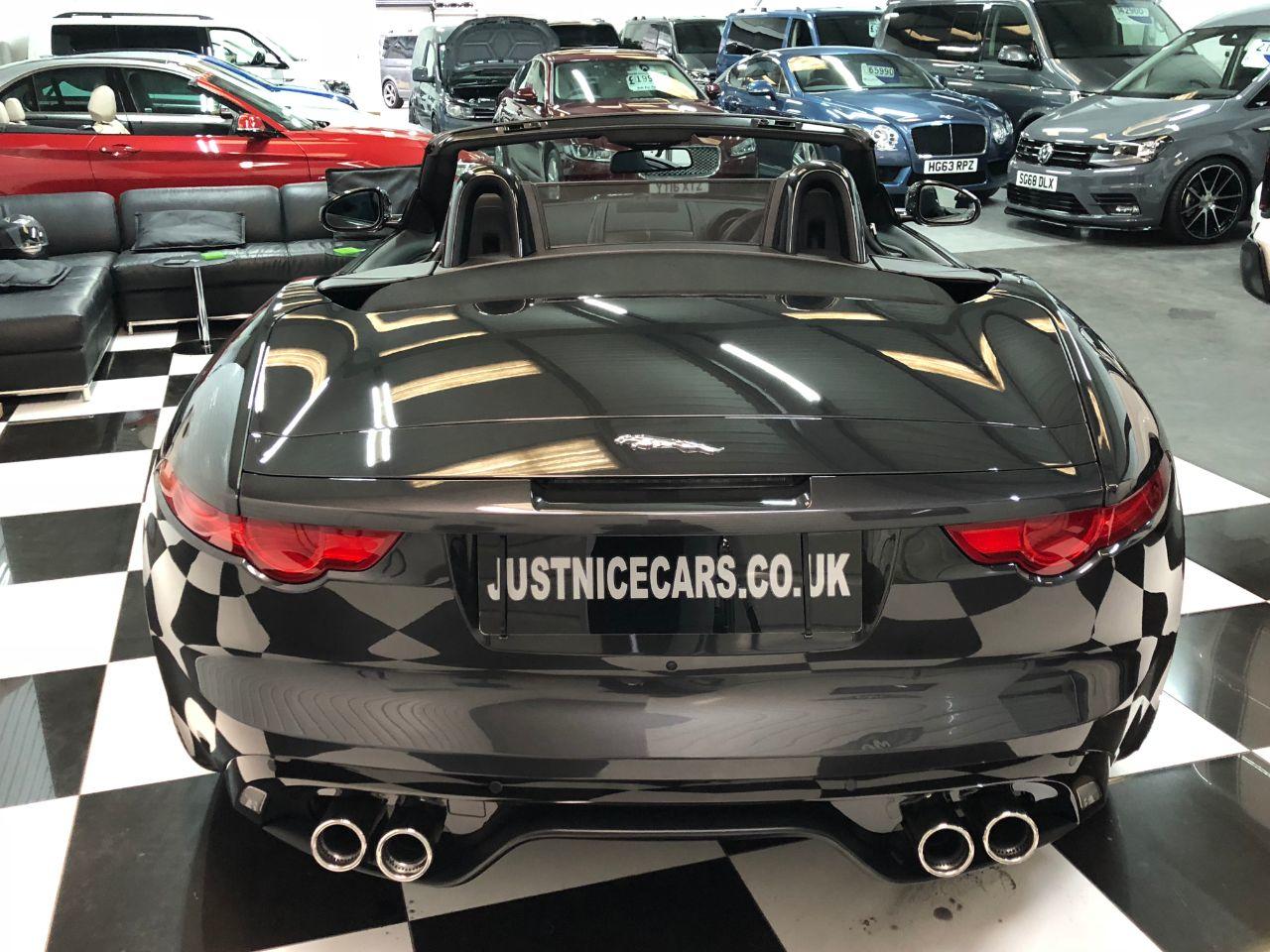 Jaguar F-type 5.0 V8 S Supercharged 2dr Auto 495BHP Convertible Petrol Stratus Grey
